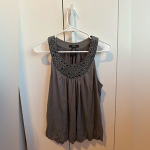 Alfani embellished top petite